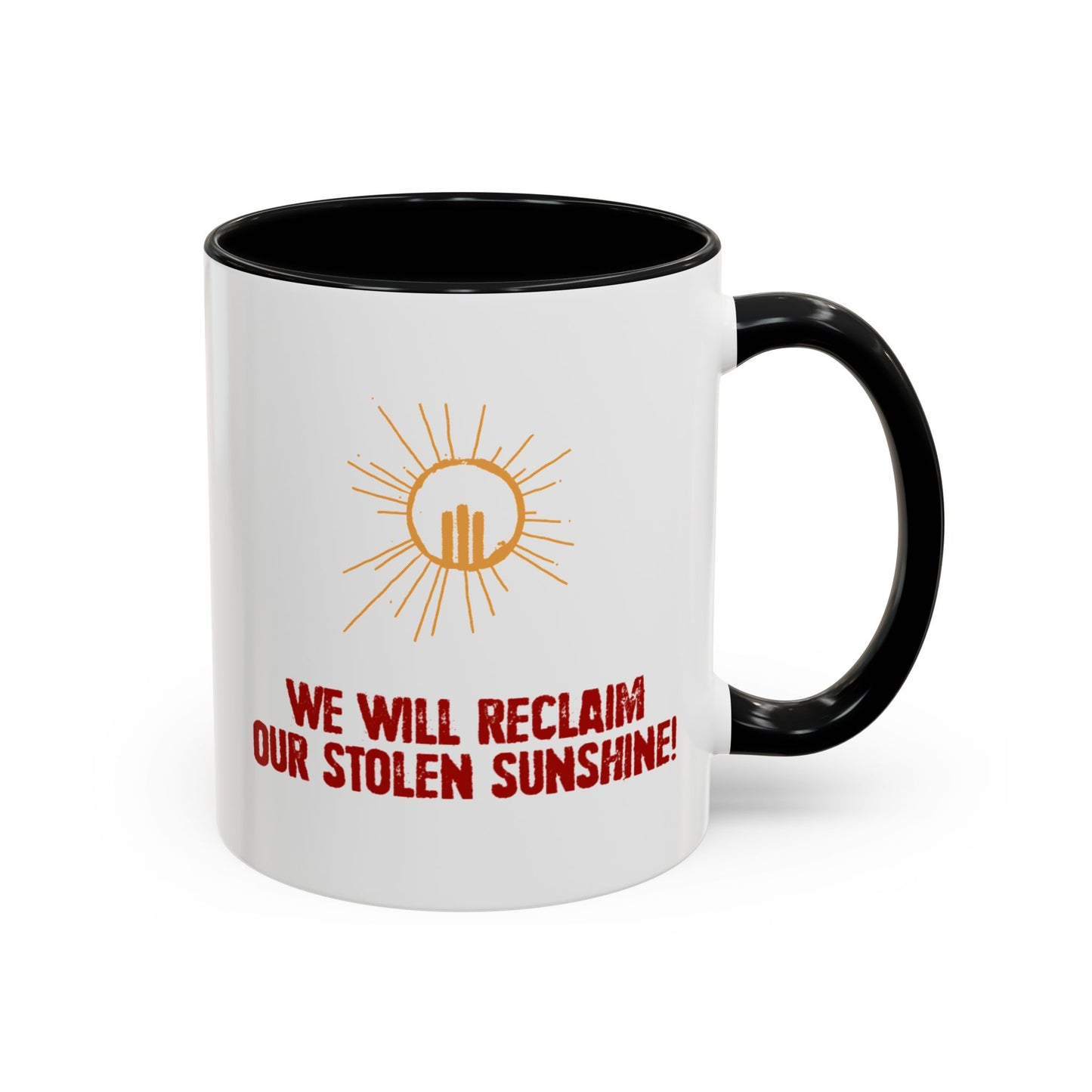 aSD Red Slogan Mug