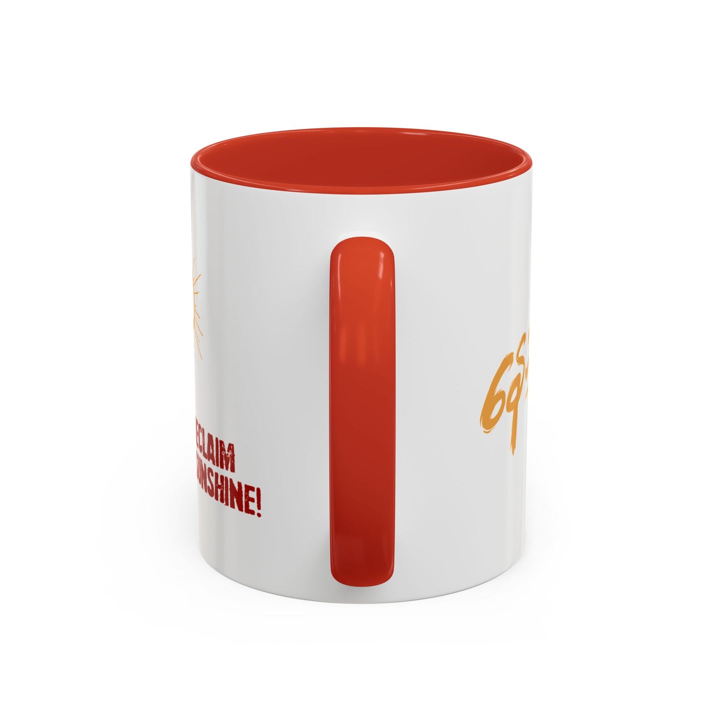 aSD Red Slogan Mug