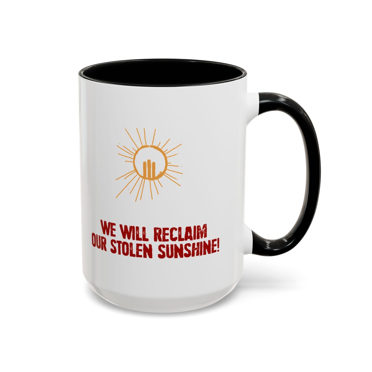 aSD Red Slogan Mug