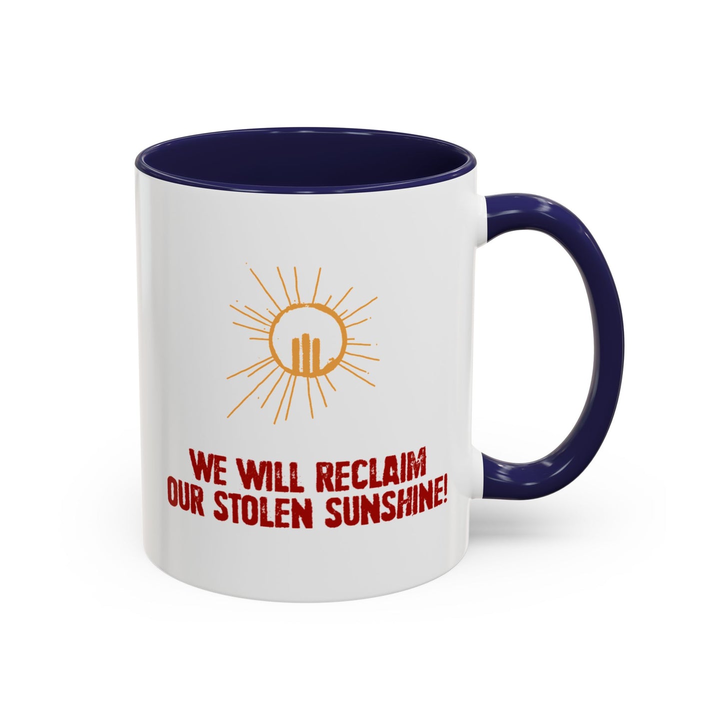 aSD Red Slogan Mug