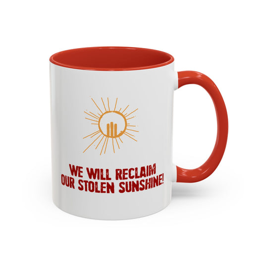 aSD Red Slogan Mug