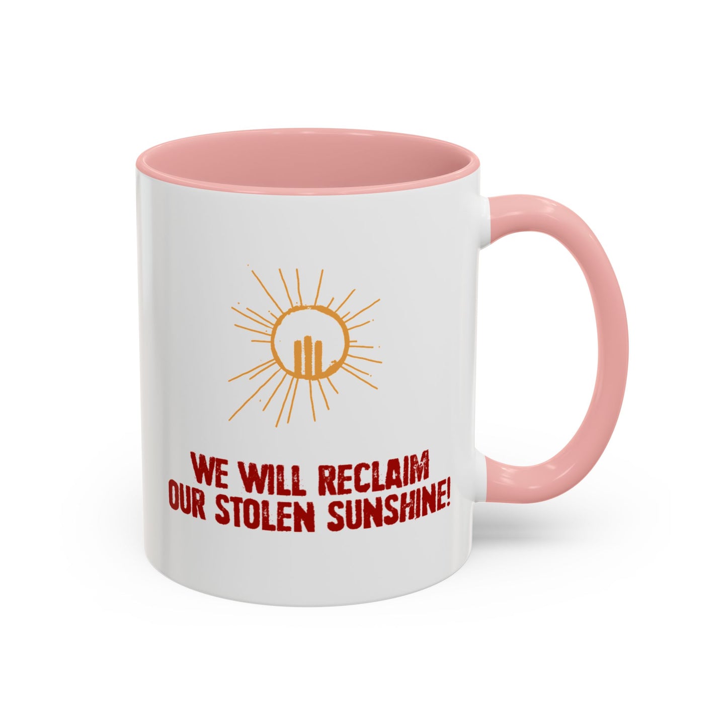 aSD Red Slogan Mug