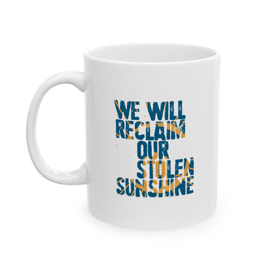 Mug - aSD Blue Slogan Ceramic Mug (11oz)