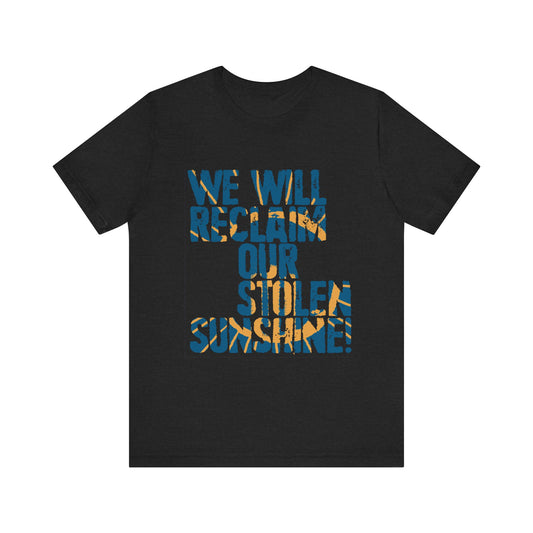 T-Shirt - aSD Teal Slogan Black T-Shirt