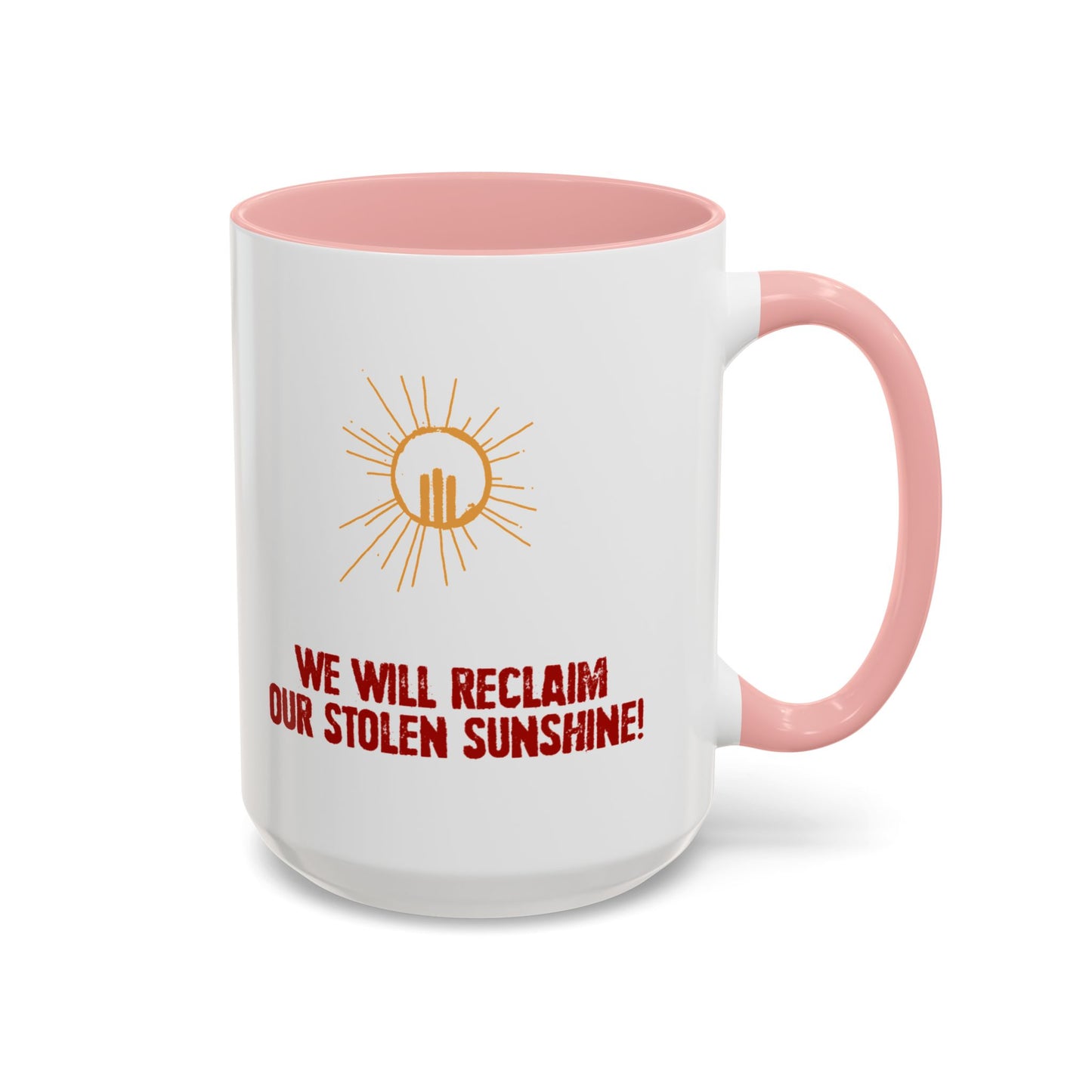 aSD Red Slogan Mug