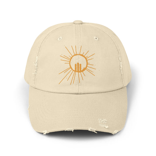 Distressed Cap - "A Sunny Day"