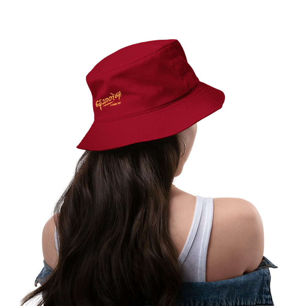 aSD Bucket Hat - red