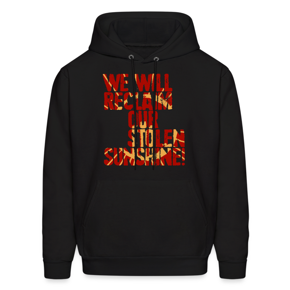 Hoodie - aSD Hoodie (Black with Red Slogan) - black