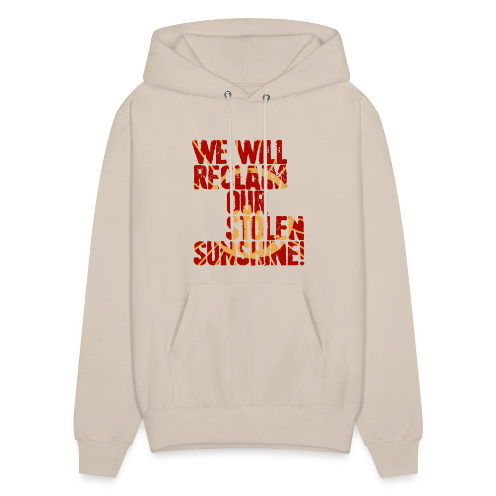 Hoodie - aSD Hoodie (Tan with Red Slogan) - Sand