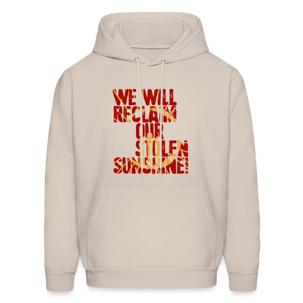 Hoodie - aSD Hoodie (Tan with Red Slogan) - Sand