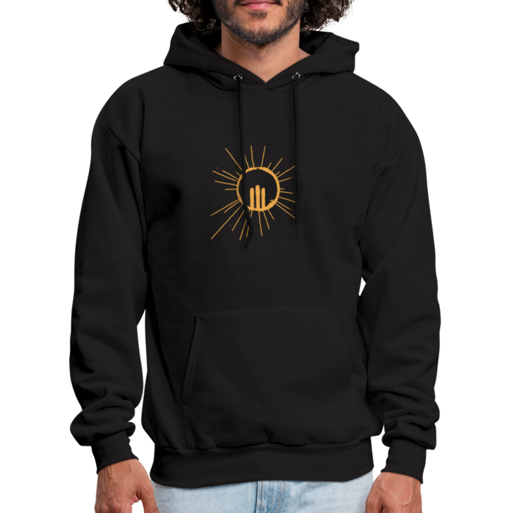 Hoodie - aSD Hoodie (Black with Yellow Slogan) - black