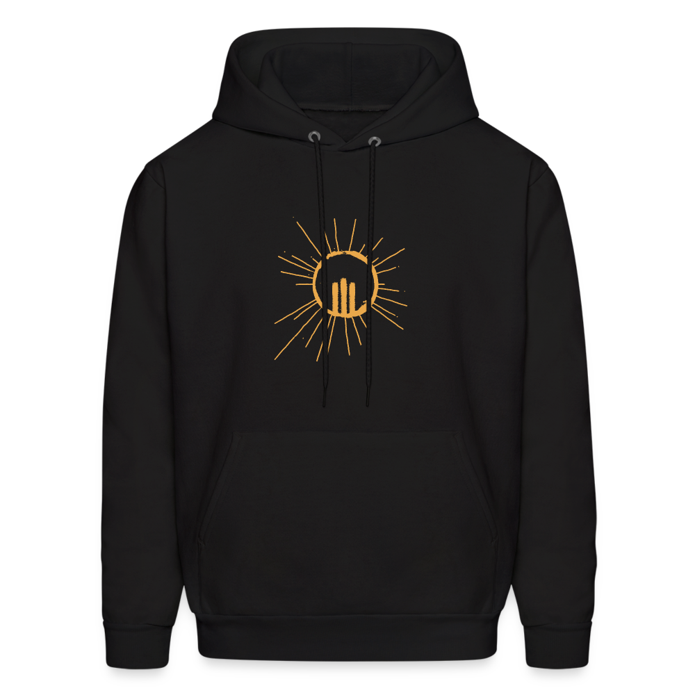 Hoodie - aSD Hoodie (Black with Yellow Slogan) - black