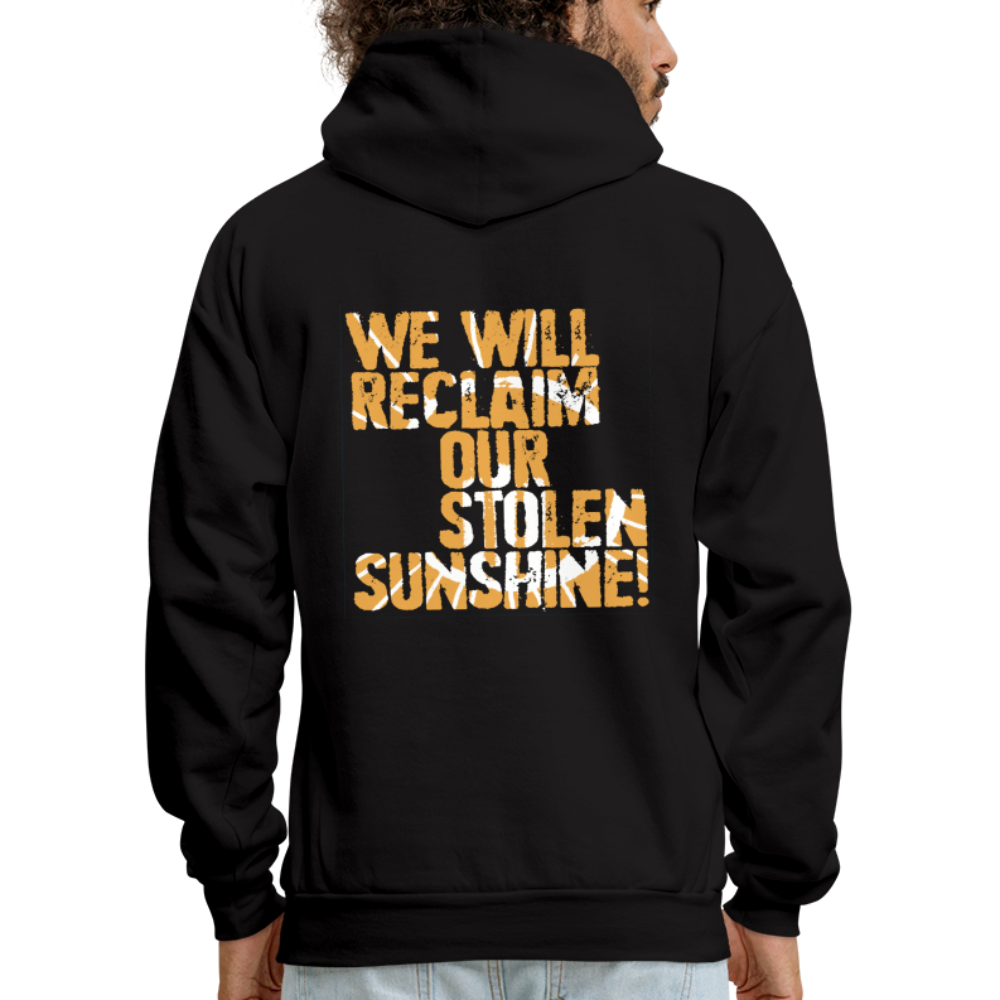 Hoodie - aSD Hoodie (Black with Yellow Slogan) - black