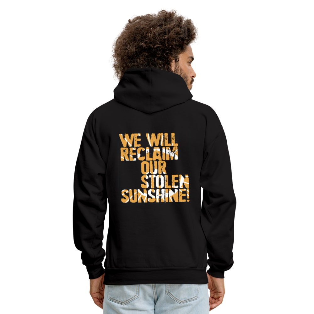 Hoodie - aSD Hoodie (Black with Yellow Slogan) - black